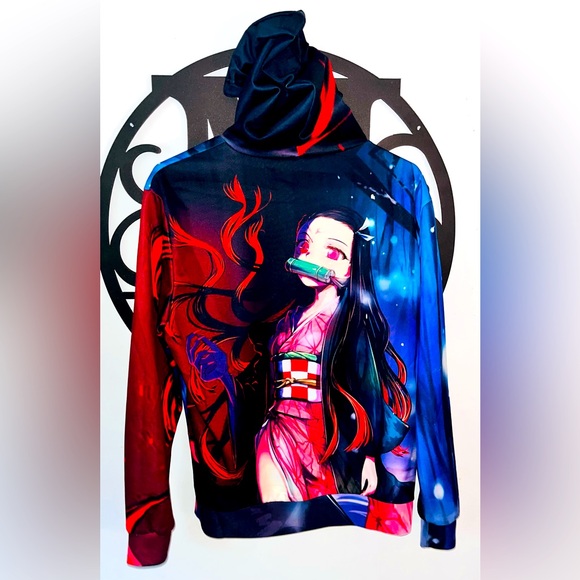🌑Anime Graphic Hoodie, Women's Size Small (New w/out Tags)🌑 - Picture 8 of 14